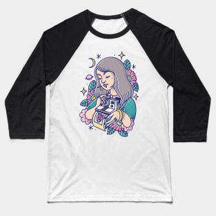 Polaroid girl Baseball T-Shirt